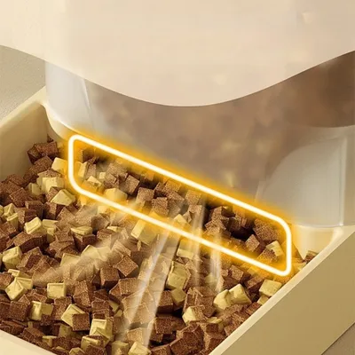 Zoomtopia Distributeur Automatique de Nourriture pour Chat