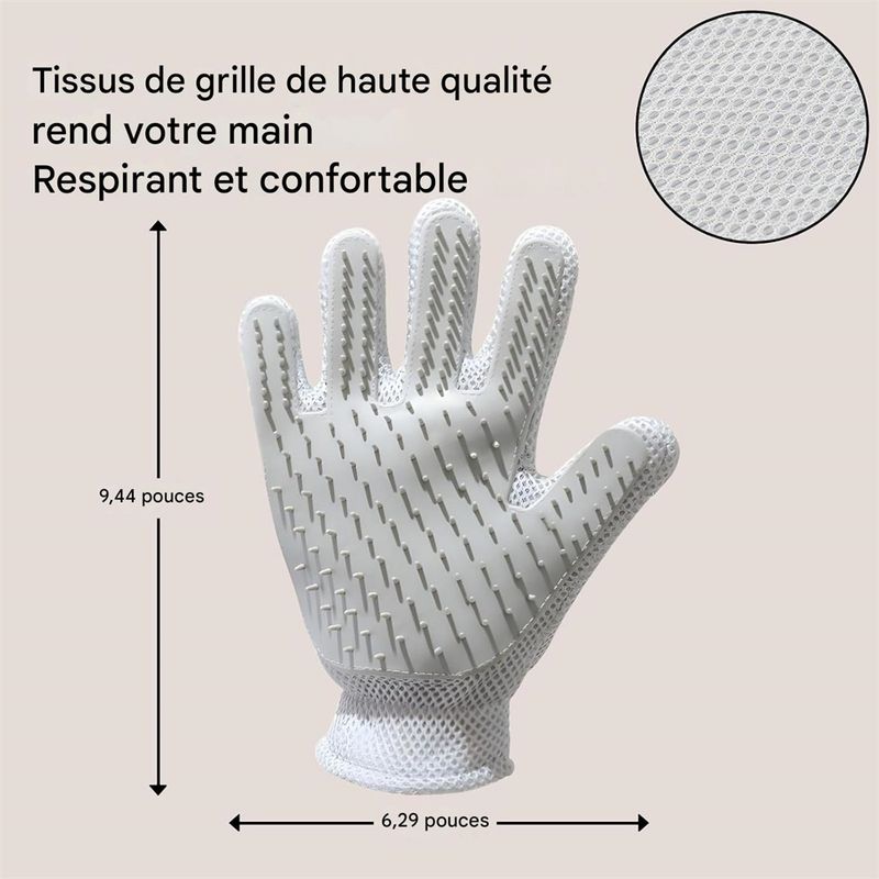 Rocky Gants de beauté pour animaux