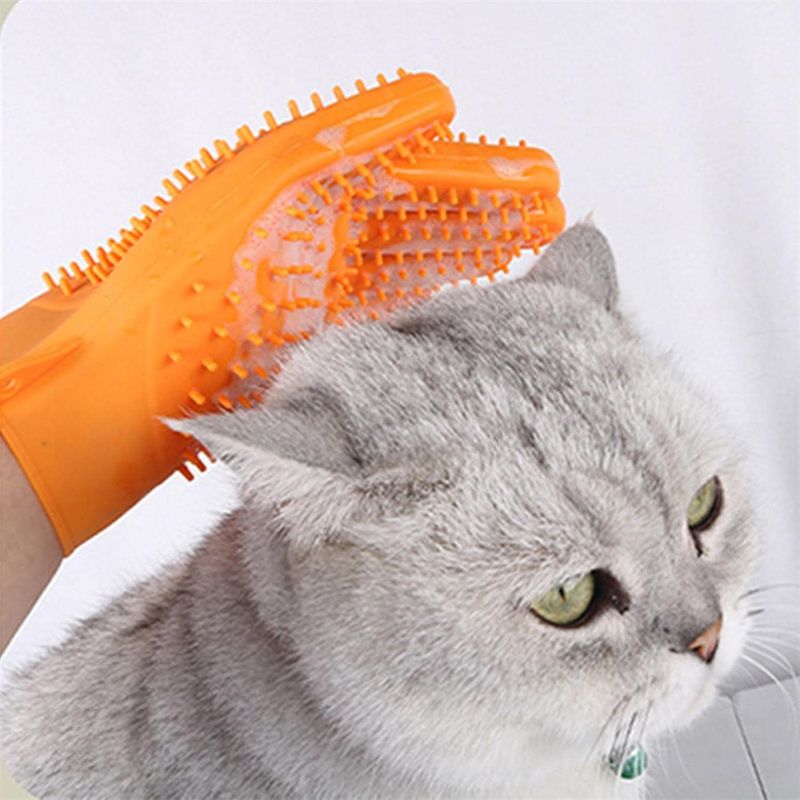 Rocky 2 gants de toilettage pour animaux