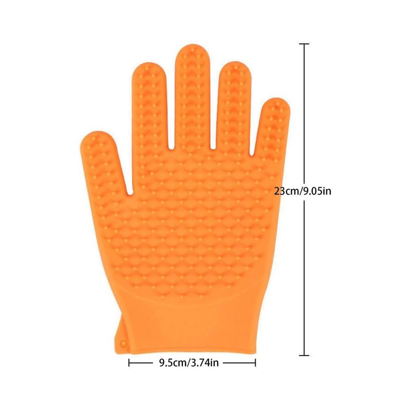 Rocky 2 gants de toilettage pour animaux