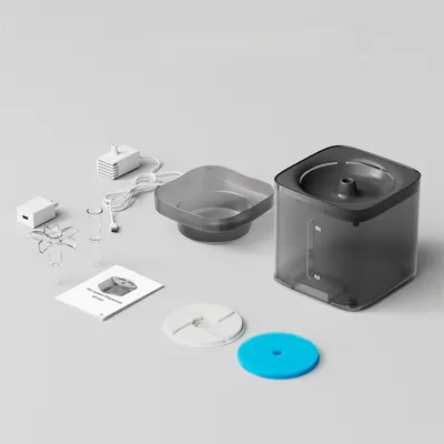 Pawzy Dispenseur d'eau pour animaux de compagnie en forme de fleur