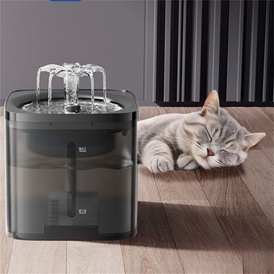 MCBOSON Dispensador de agua para mascotas con forma de flor