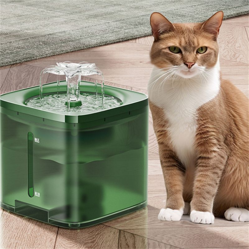 Pawzy Dispenseur d'eau pour animaux de compagnie en forme de fleur