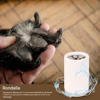 Zoomtopia Nettoyeur de pattes pour chien