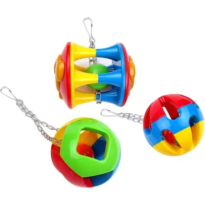 ZooVenture Ensemble de 3 jouets divers pour oiseaux