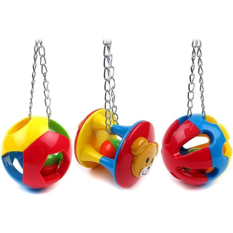 ZooVenture Ensemble de 3 jouets divers pour oiseaux