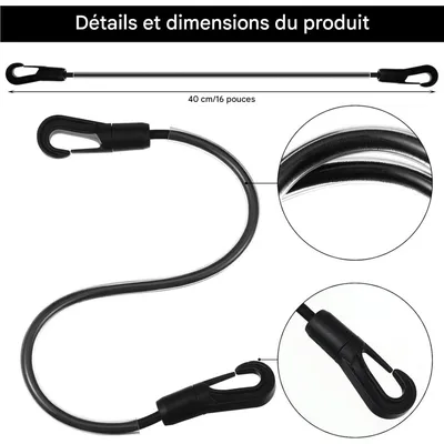 ZooVenture Lot de sangles de jambe pour chevaux