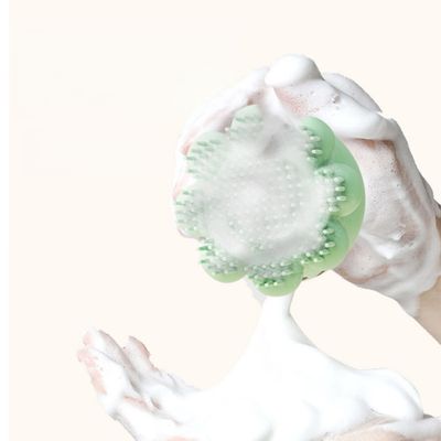 Pawzy Brosse toilettage chien - Pieuvre, épilation & massage (Vert)