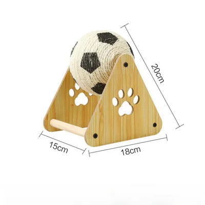 Pawzy Boule à griffer en sisal - Stable & Anti-destruction