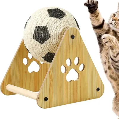 Pawzy Boule à griffer en sisal - Stable & Anti-destruction