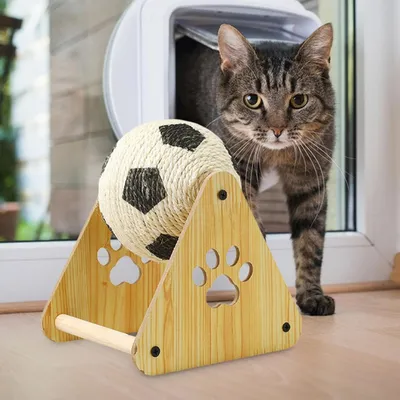 Pawzy Boule à griffer en sisal - Stable & Anti-destruction