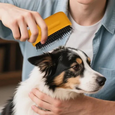 Zoomtopia Brosse Anti Perte de Poils pour Chien et Chat