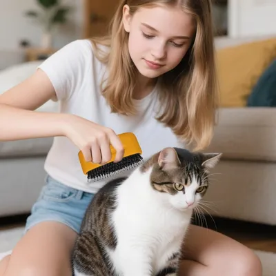 Zoomtopia Brosse Anti Perte de Poils pour Chien et Chat
