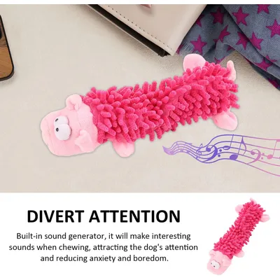 Pawzy Jouet en Peluche Cochon pour Chien - Antistress et Résistant