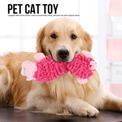 Pawzy Jouet en Peluche Cochon pour Chien - Antistress et Résistant
