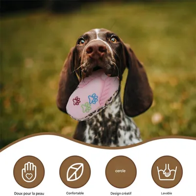 Pawzy Jouet en peluche en forme de pantoufle