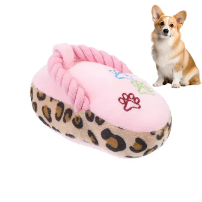 Pawzy Jouet en peluche en forme de pantoufle