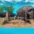 Zoomtopia Ornement de pont d'eau pour aquarium en résine synthétique