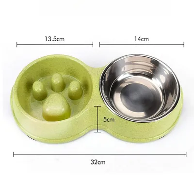 Zoomtopia Comedero de alimentación lenta para perros y gatos
