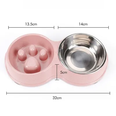 Zoomtopia Comedero de alimentación lenta para perros y gatos