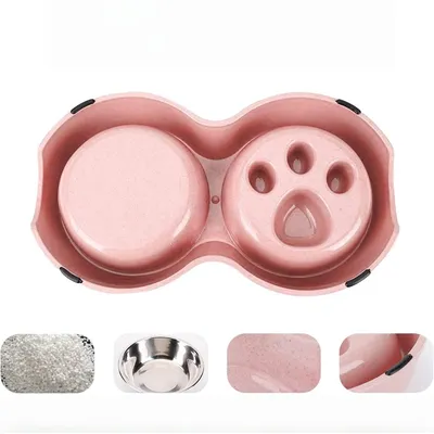 Zoomtopia Bol anti-glouton pour chien et chat