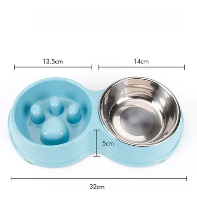 Zoomtopia Bol anti-glouton pour chien et chat