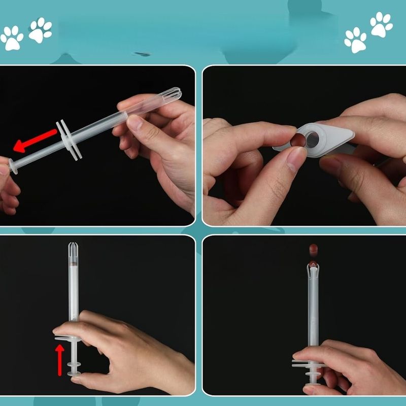 Zoomtopia Distributeur de médicaments pour animaux de compagnie