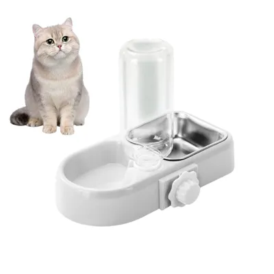 Pawzy Comedero doble para jaula de mascotas