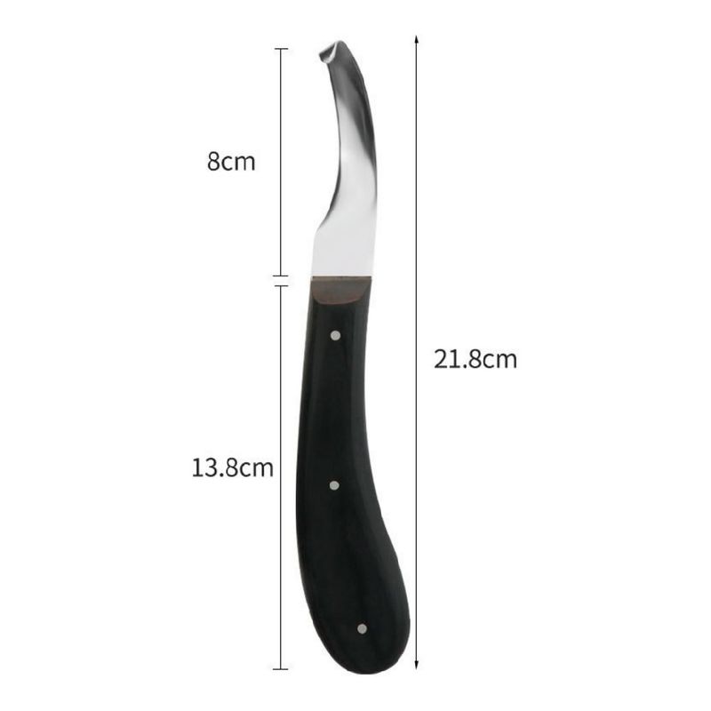 ZooVenture Couteau à sabot pour bovins et chevaux