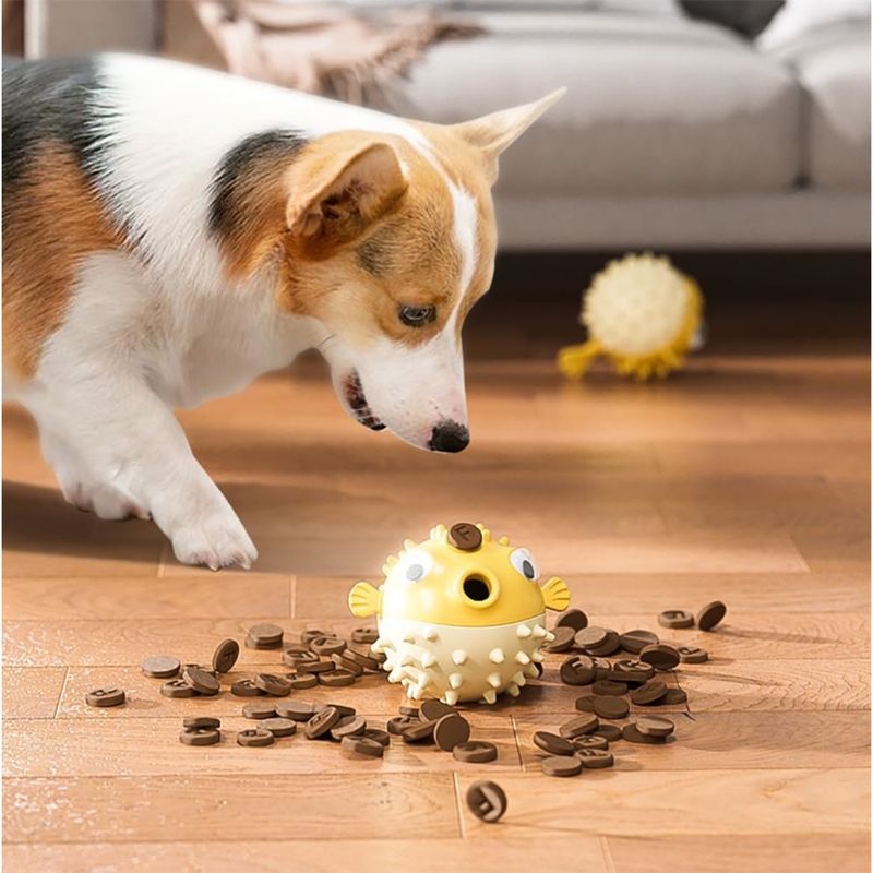 Zoomtopia Balle en caoutchouc pour chien