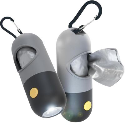 Pawzy Distributeur de sacs à excréments pour chien avec lampe