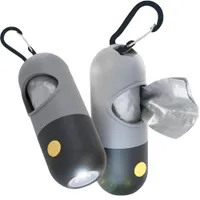 Pawzy Distributeur de sacs à excréments pour chien avec lampe