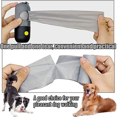 Pawzy Distributeur de sacs à excréments pour chien avec lampe