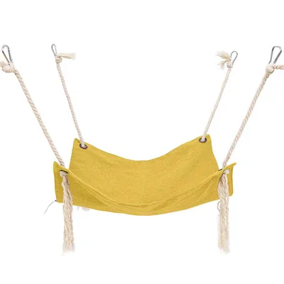 Pawzy Hamac jaune suspendu pour chat et chien Pawzy Hamac jaune suspendu pour chat et chien