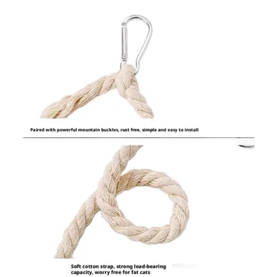 Pawzy Hamac jaune suspendu pour chat et chien