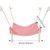 Pawzy Hamac en lin rose pour chat - Lavable