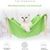 Pawzy Hamac en lin rose pour chat - Lavable