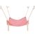 Pawzy Hamac en lin rose pour chat - Lavable