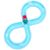 Pawzy Jeu tournant avec balle pour chat - Version bleue