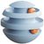 Pawzy Piste de balle pour chat : Puzzle roulant, divertissement actif