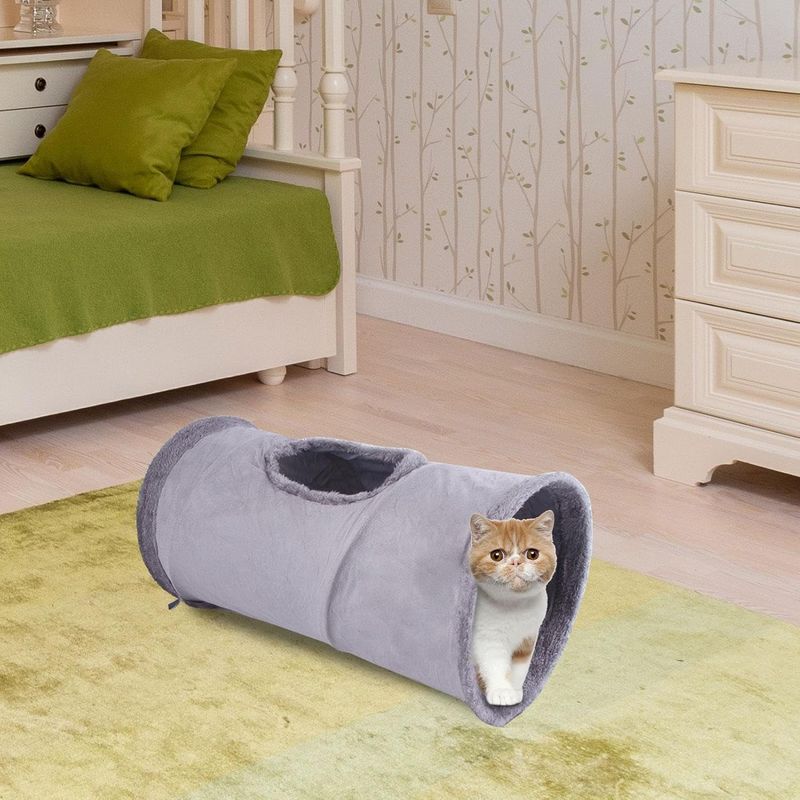 Pawzy Tunnel interactif pour chat avec balle