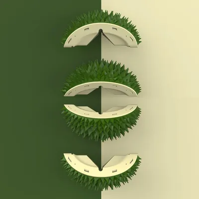 Pawzy Brosse de massage murale autonome pour chat