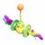 Pawzy Jouet à plume tournant 360° pour chat
