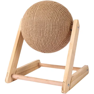Pawzy Pelota de sisal para gatos – Juguete rascador natural