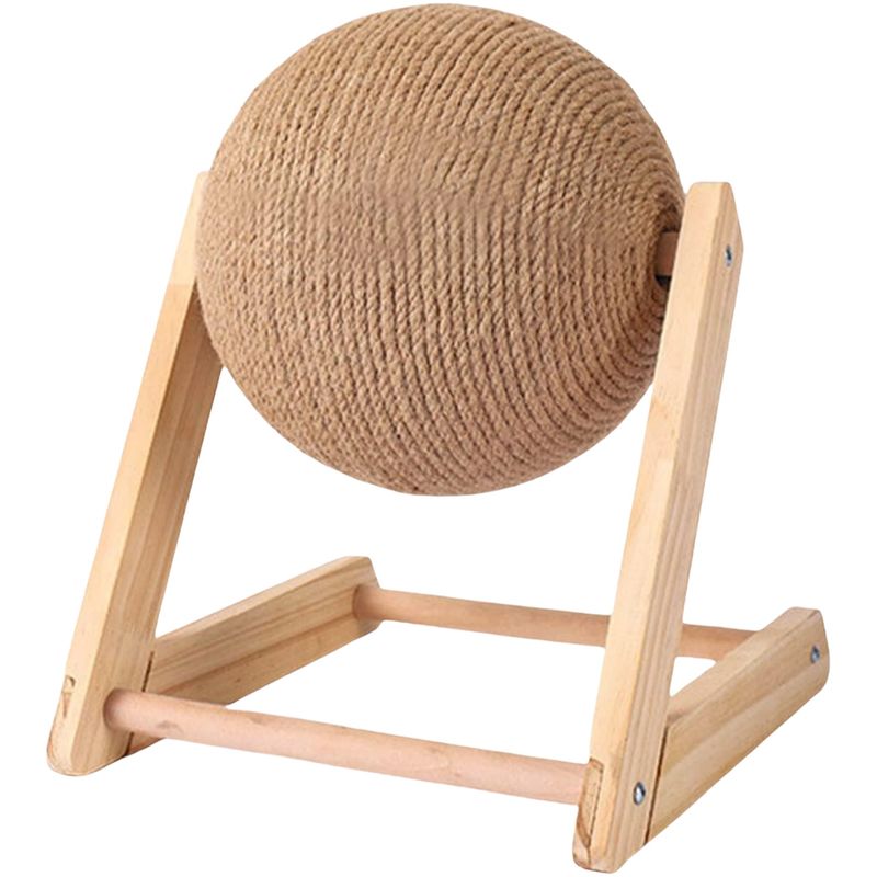 Pawzy Balle en sisal pour chat – Jouet naturel à gratter