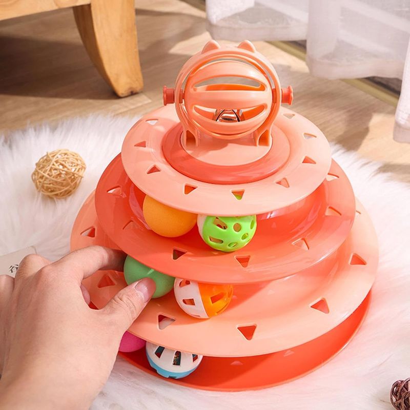 Pawzy Tour à boules interactive pour chats