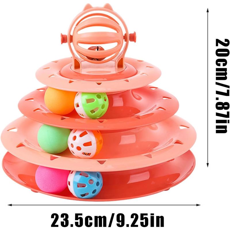 Pawzy Tour à boules interactive pour chats