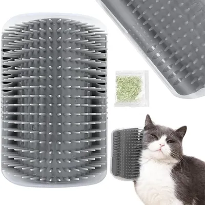 Pawzy Grattoir avec herbe à chat intégrée - Fixation facile