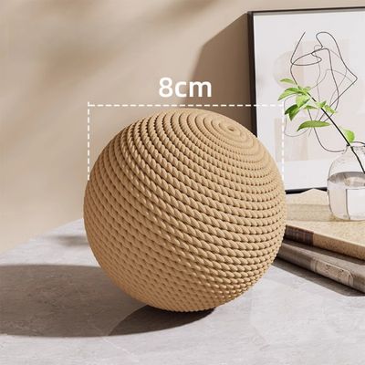 Pawzy Geflochtener Kratzball (8 cm) – Katzenspielzeug