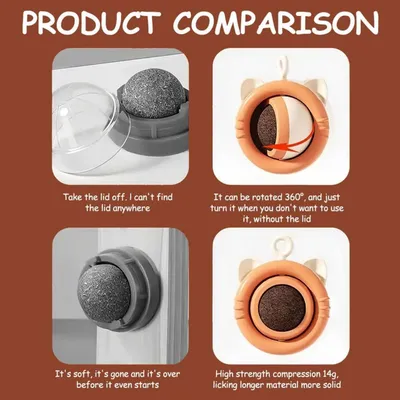 Pawzy 3 jouets interactifs pour chats avec herbe à chat